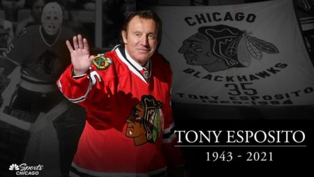 Berömda målvakten och Chicago Blackhawks-legenden Tony Esposito dör 78 år gammal