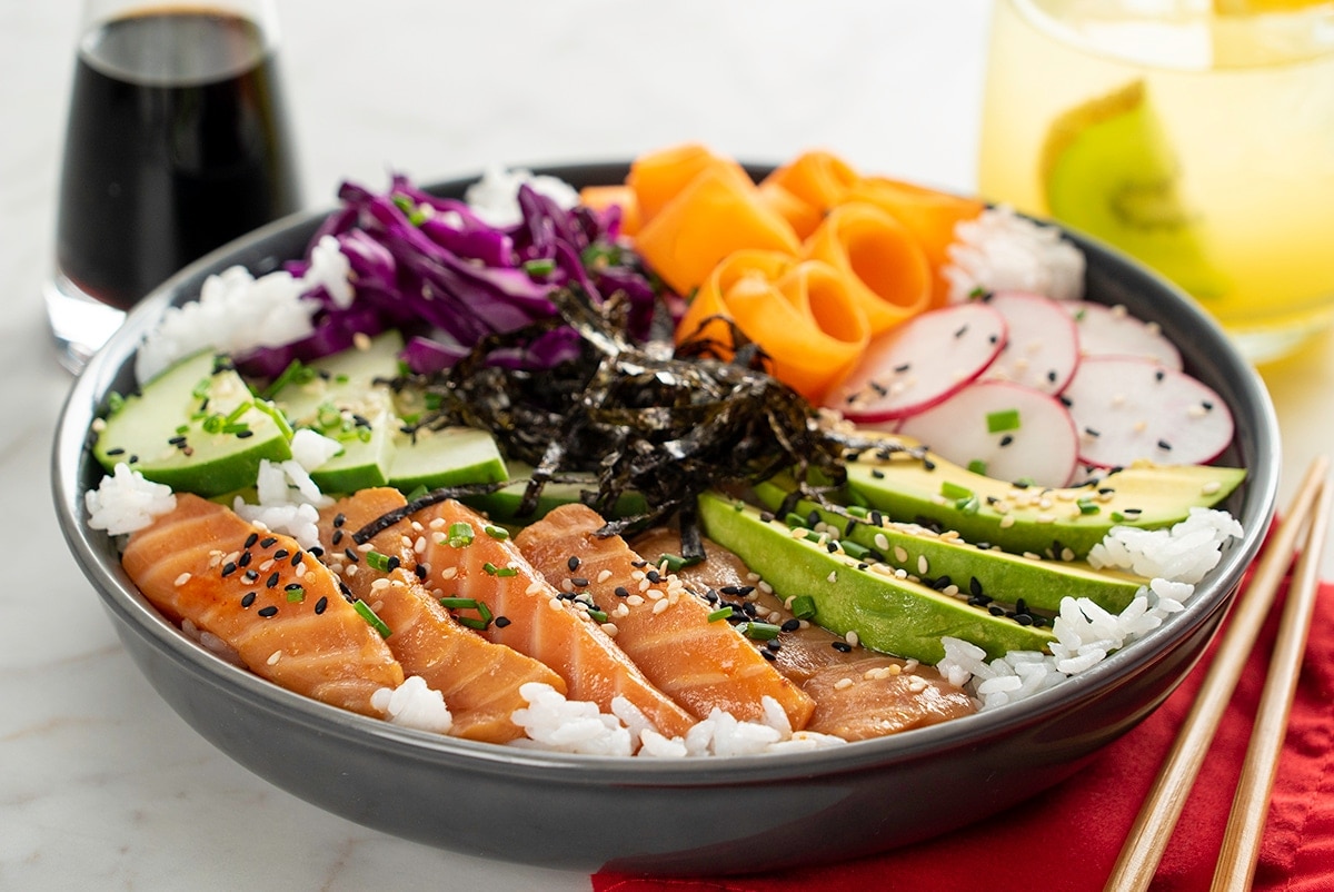 Poké Bowl Med Lax Recept CoolSport